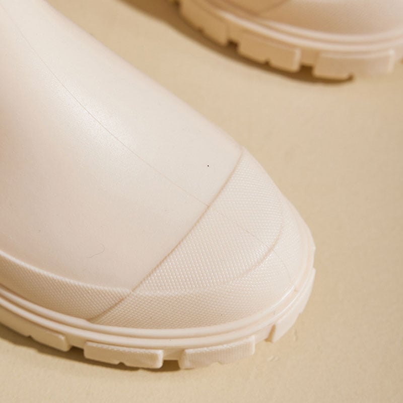 Damernas vattentäta och halkfria regnstövlar