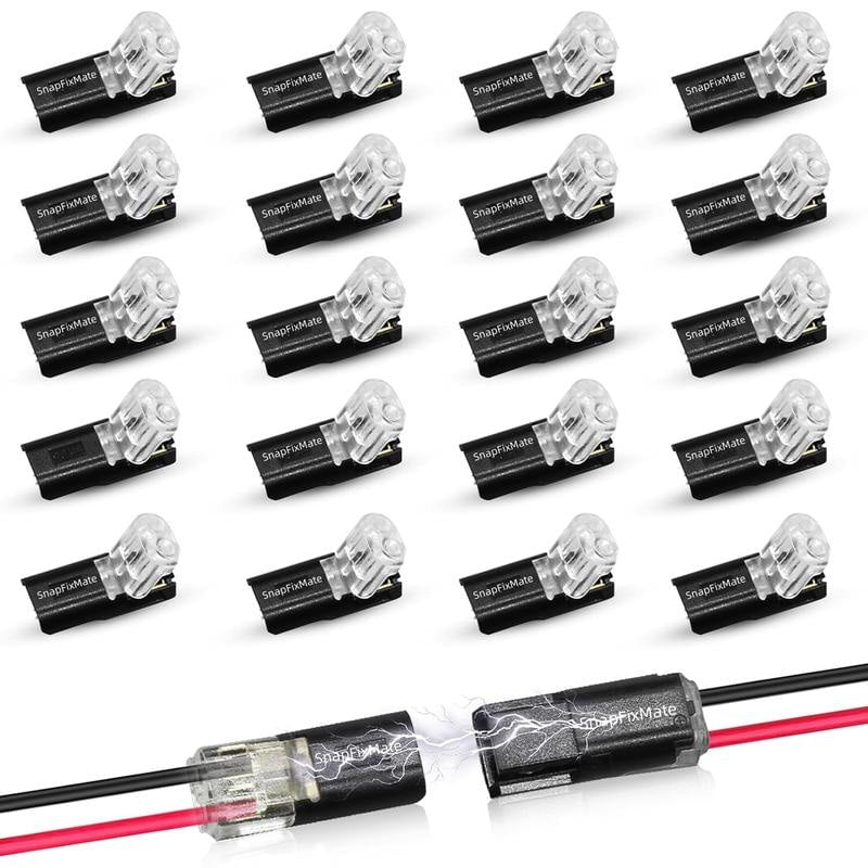 LED-Stripe Kontaktplugg med Låsespenne
