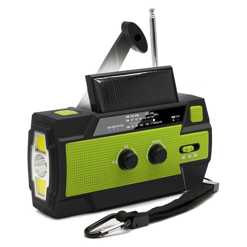 All-in-One Emergency Solar Powered Radio
