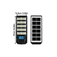 Solar-powered automatic sensor streetlights for courtyards