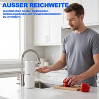 Automatischer Berührungsloser Seifenspender – 400ml USB-C Wiederaufladbar & Wandmontiert