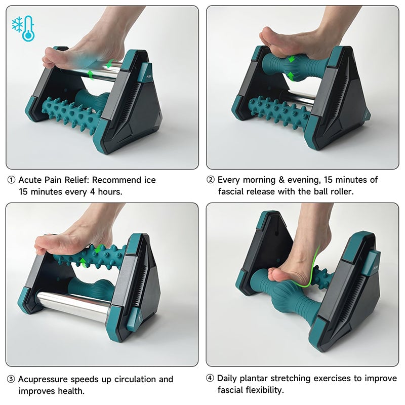 Sakerplus Foot Ice Roller Massager Tool