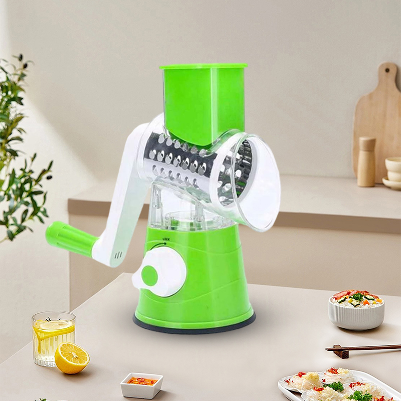 Sale - 3 in 1 Rotary Cheese Grater Vegetable Slicer