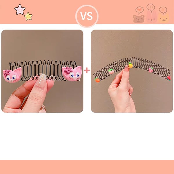 Venyvät näkymättömät hiusklipsit