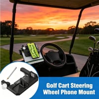 Golf Cart Steering Wheel Phone Mount