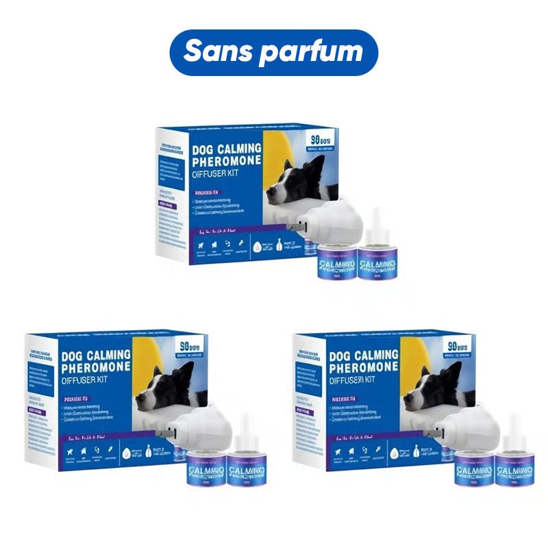 Ensemble diffuseur de phéromones apaisantes pour animaux (versions chat et chien)