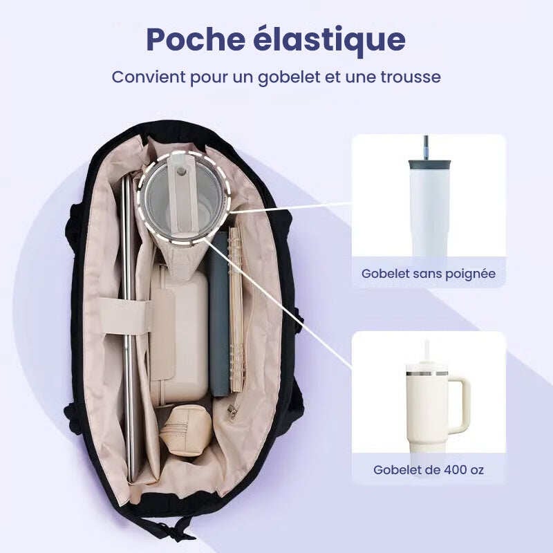 Sac cabas matelassé pour femme