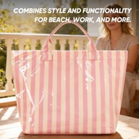 Striped Tote Bag