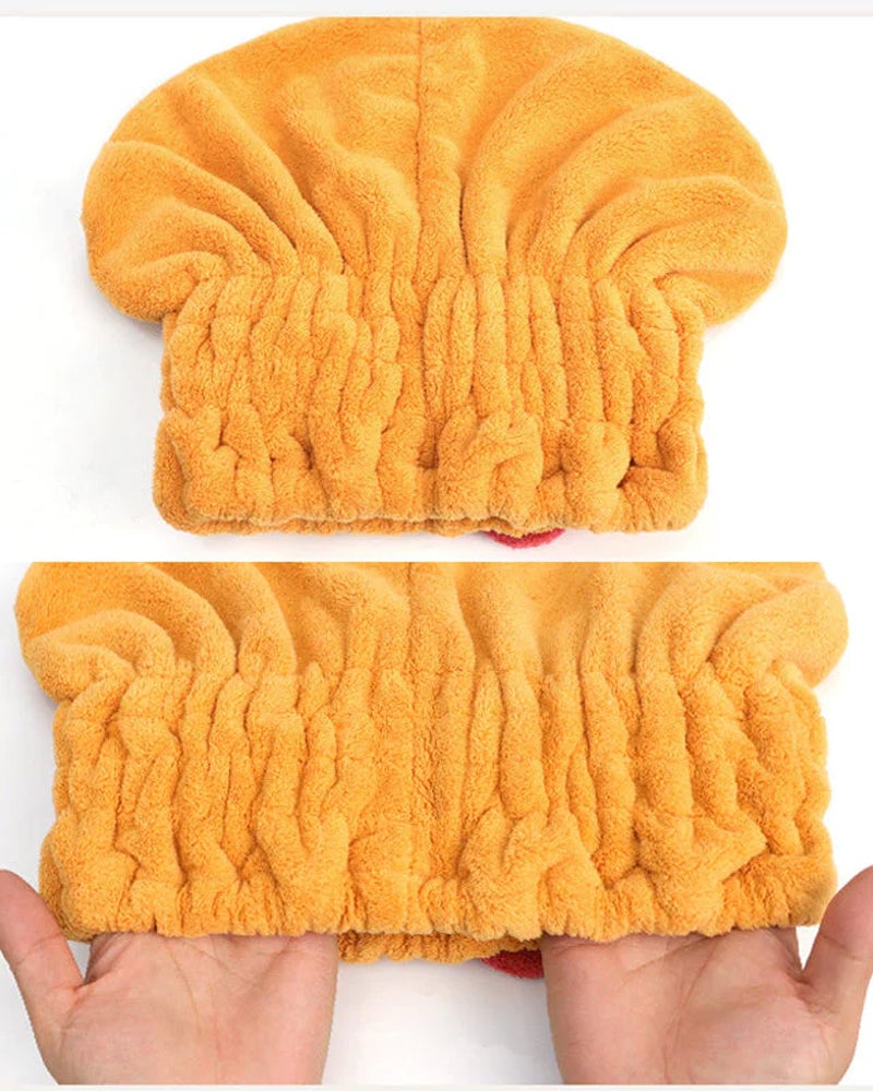 Super saugfähiges Haarhandtuch für nasses Haar