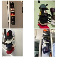 Punch-Free Baseball Cap Storage Rack