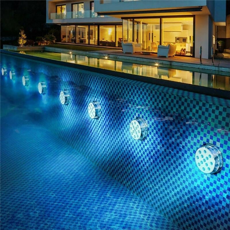 🎉2023 Heißer Verkauf ✨LED-Tauchlicht mit Fernbedienung für den Pool