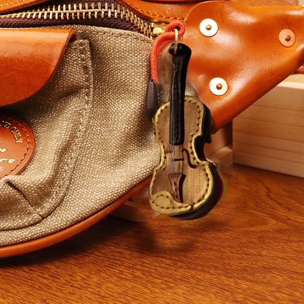 Violin Hængende Nøglering Juleornament