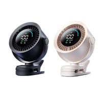 High-Speed Clip-on Fan with LED Display