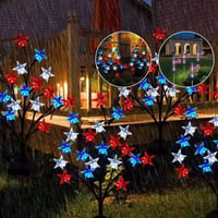 Outdoor Independence Day Decorative Light Post