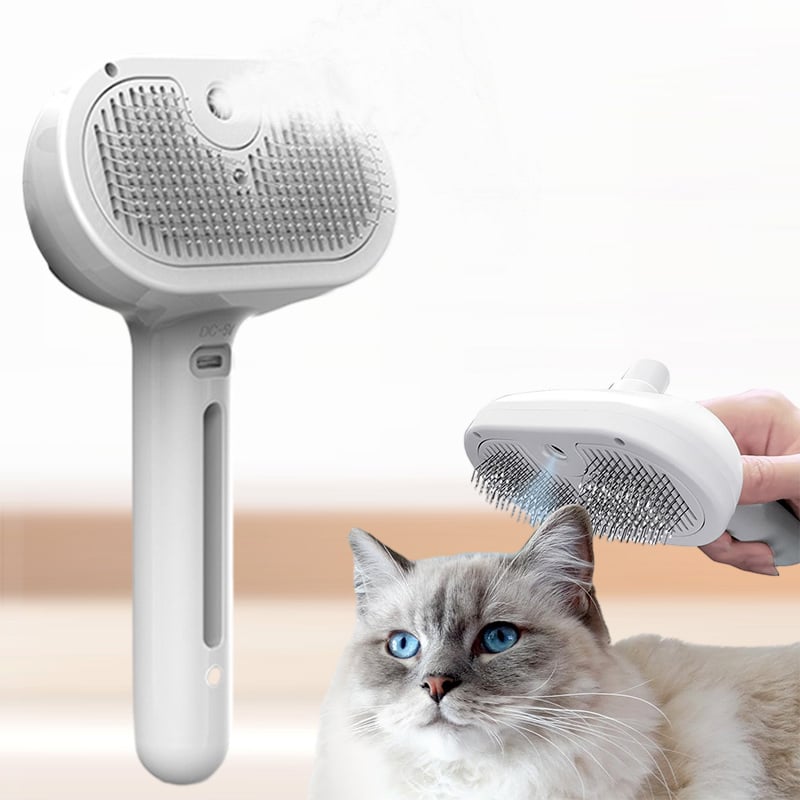 Spray-Katzenbürste