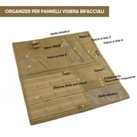 Organizzatore tattico per alette parasole da auto