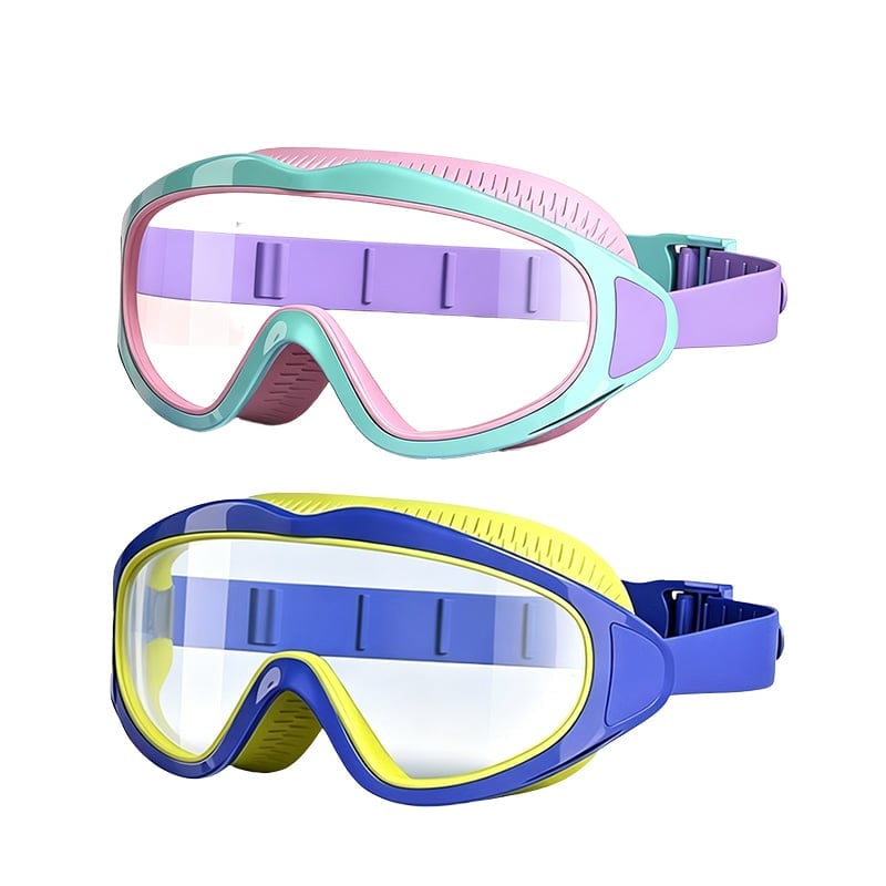 HD Children’s Large Frame Waterproof and Anti-Fog Swimming Goggles
