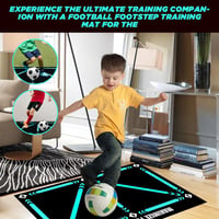 Silent Non-Slip Soccer Training Mat for All Levels