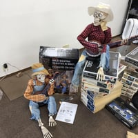 Divertidos Esqueletos Animados de Duelo de Banjo