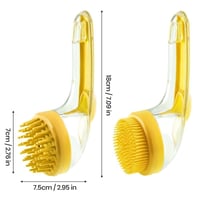 New 2 in 1 Pet Bath and Grooming Brush