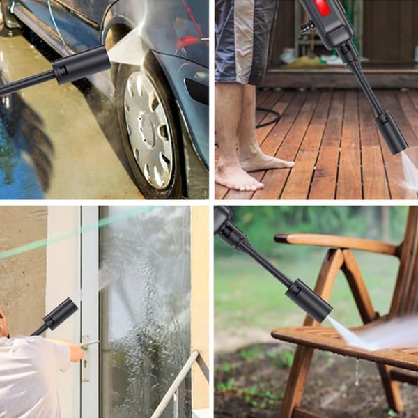 Portable Wireless High Pressure Car Wash Water- Gun
