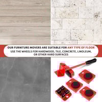 Furniture lifting tool set