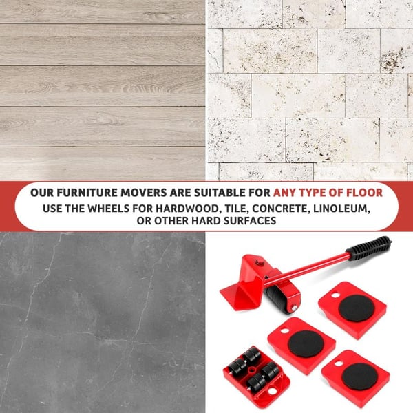 Furniture lifting tool set