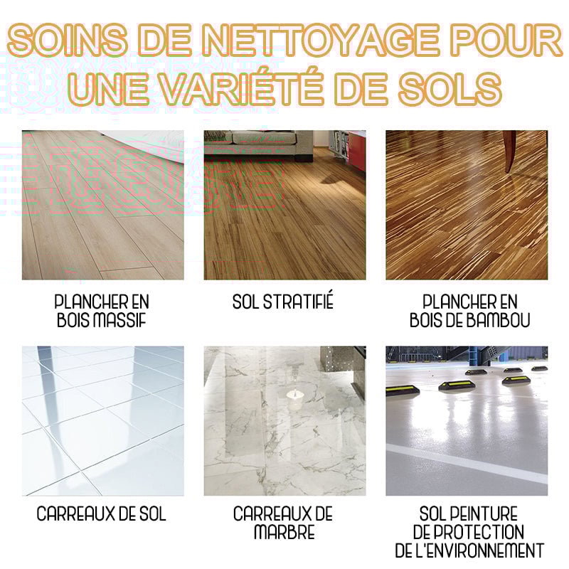 Puissant nettoyant de sol de décontamination