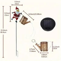 Sakerplus® Solar Gießkanne Gartenlichter