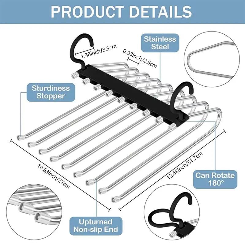 9-Layer Pants Hanger