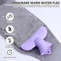 🔥Pluche hervulbare warmwaterkruikgordel🔥