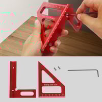 3D Multi-Purpose Carpenter's Triangle Square