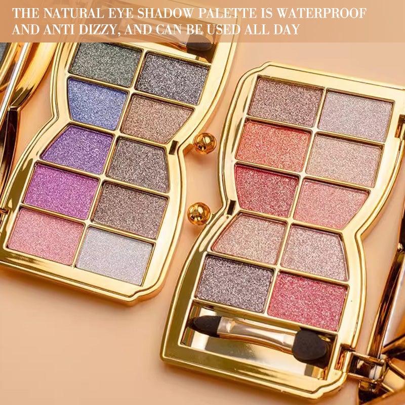 10 Colors Sparkle Shimmer Eyeshadow Palette