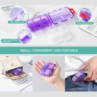 Travel Pill Organizer Box -v2