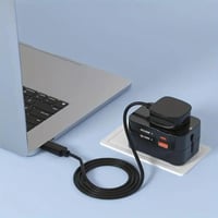 Adaptateur de voyage universel avec deux ports USB