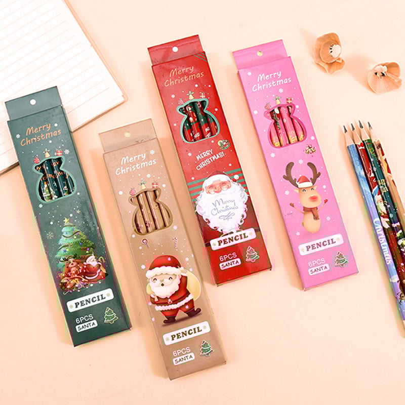 Christmas Pencils with Erasers