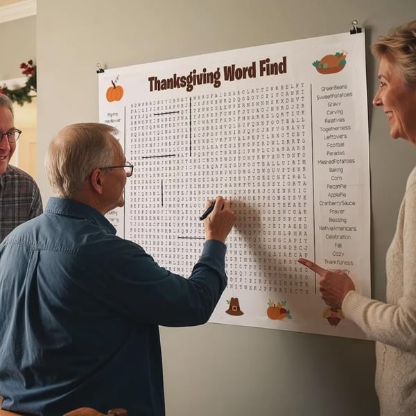 Word Fill-in Puzzle Poster