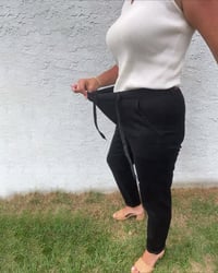 Broek Effen Kleur Casual Stretch
