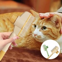 Self-cleaning Pet Flea Comb Grooming Brush