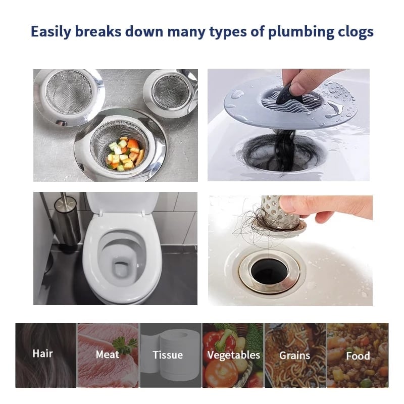 Powerful Pipe Unclogging Powder