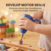 Creative Electric Drill Toy Repair Toolbox