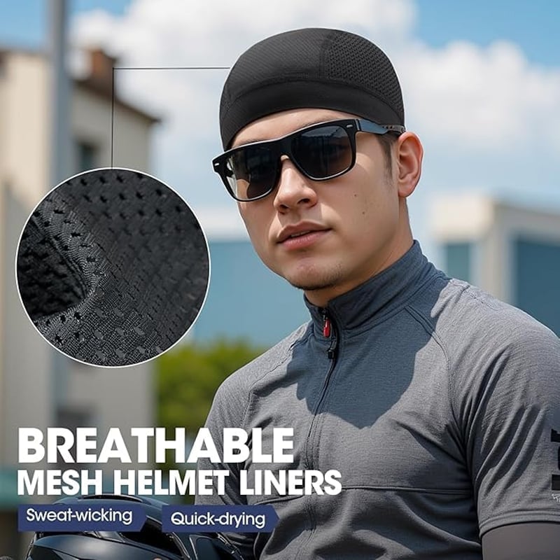 Cooling Ice Silk Cycling Cap
