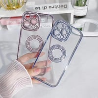 Custodia per iPhone con diamanti glitterati