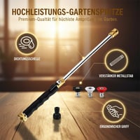 Hochdruck Wasserpistole für Auto und Garten Reinigung
