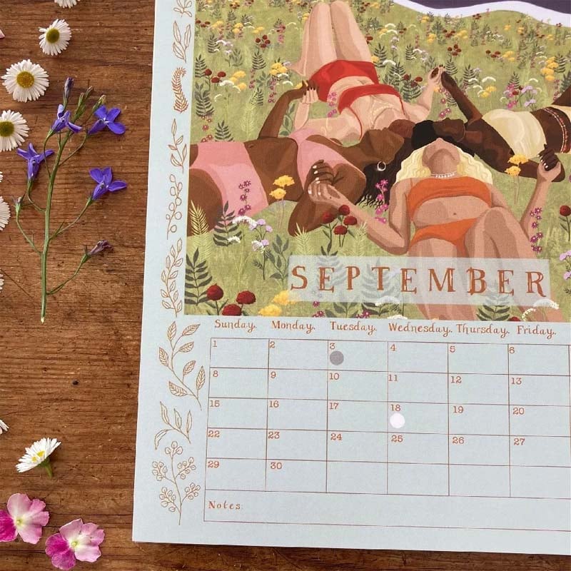 2024 Womens Circles Hängande Väggkalender