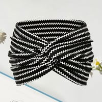 Printed cross yoga headband
