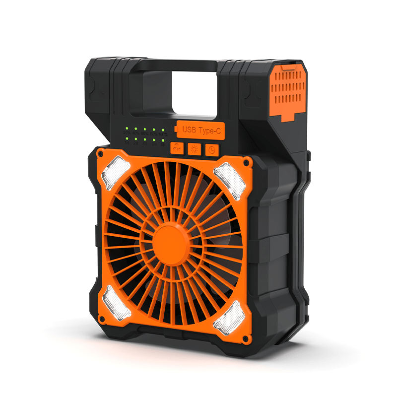 Sakerplus Solar Powered Portable Camping Fan