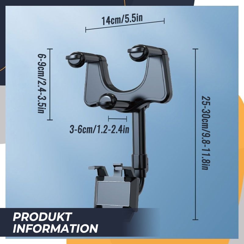 Drehbarer und einziehbarer Handyhalter