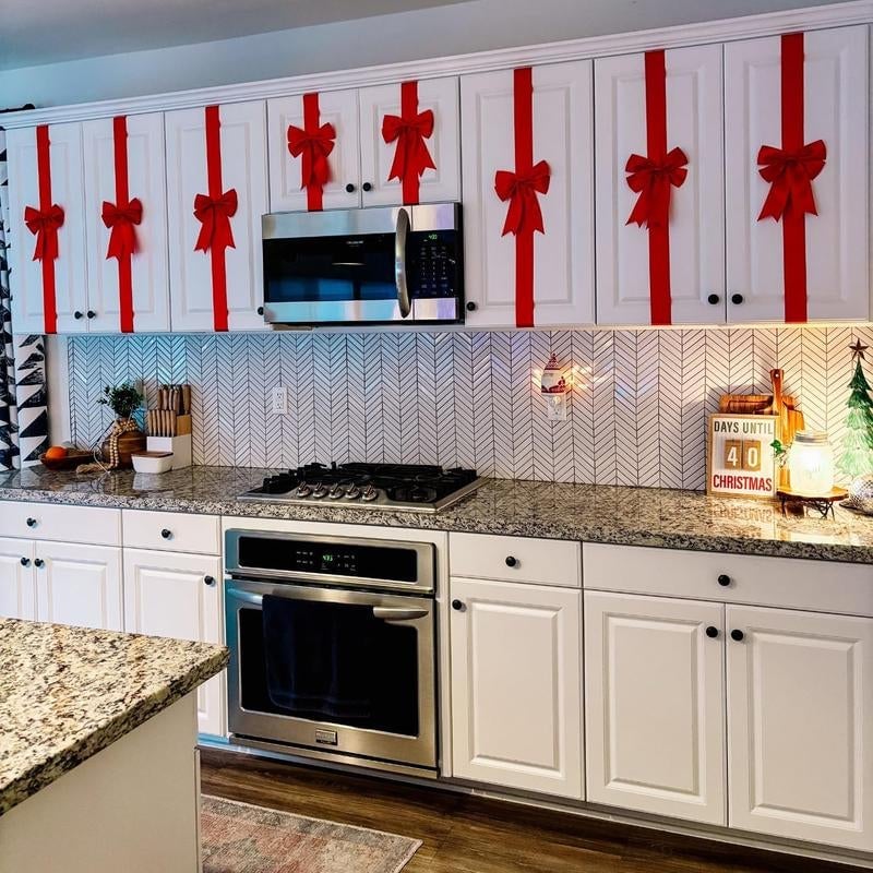 Christmas Door Hanging Ribbon