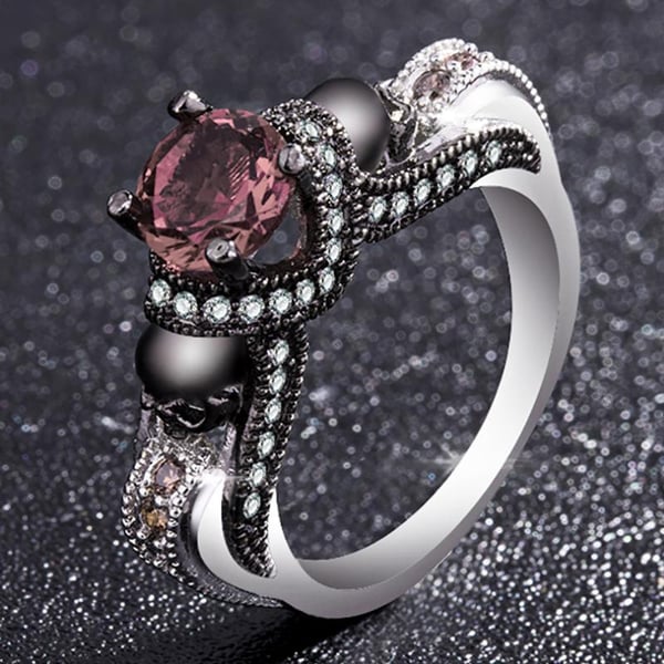 New Black Skull Ring